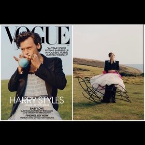HARRY STYLES december 2020 VOGUE MAGAZINE 💖💙